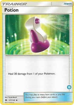 0127 Potion (15) Uncommon SM Trainer Kit: Alolan Sandslash & Alolan Ninetales