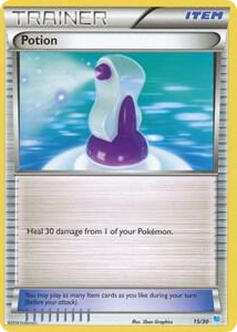 0015 Potion (15 - Suicune Deck) Common XY Trainer Kit: Pikachu Libre & Suicune
