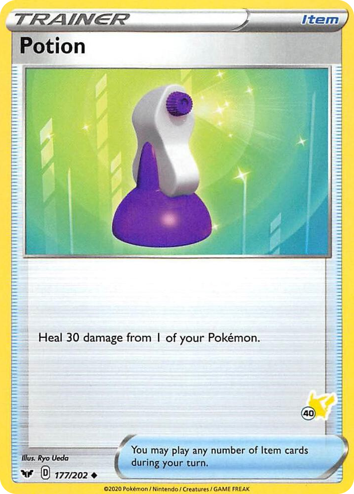 0177 Potion - 177/202 (#40 Pikachu Stamped) Promo Battle Academy 2022