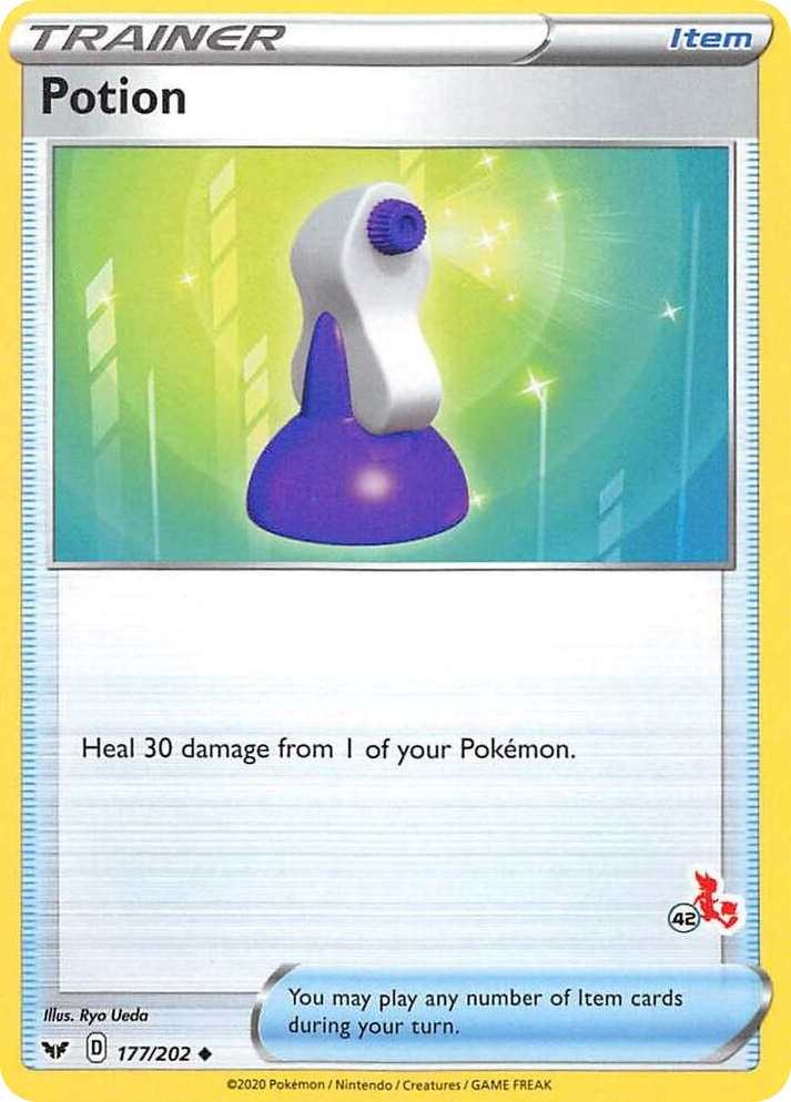 0177 Potion - 177/202 (#42 Cinderace Stamped) Promo Battle Academy 2022