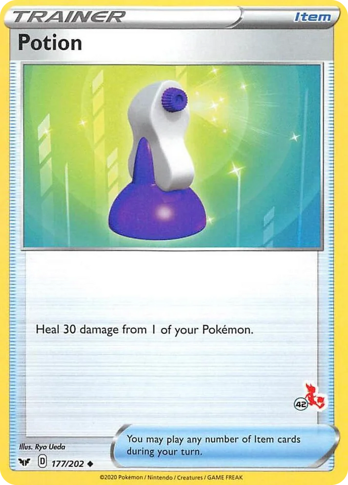 0177 Potion - 177/202 (#42 Cinderace Stamped) Promo Battle Academy 2022