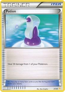 0021 Potion (21 - Pikachu Libre Deck) Common XY Trainer Kit: Pikachu Libre & Suicune