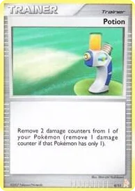 0009 Potion (Lucario) Common DP Trainer Kit: Manaphy & Lucario