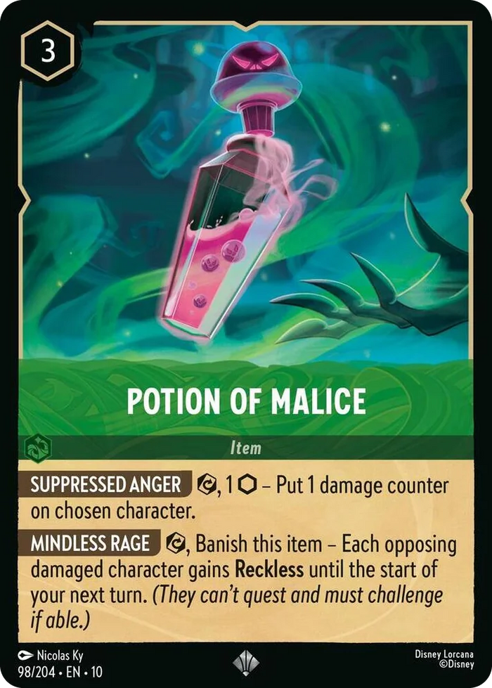 0098 Potion of Malice Super Rare Whispers in the Well