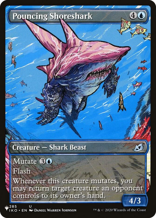 0285 Pouncing Shoreshark (Showcase) U The List Reprints