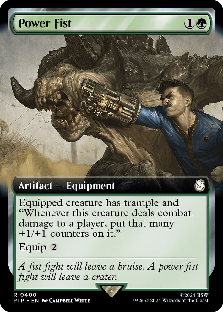 0400 Power Fist (Extended Art) R Universes Beyond: Fallout