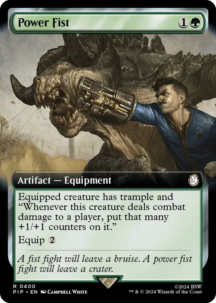 0400 Power Fist (Extended Art) R Universes Beyond: Fallout