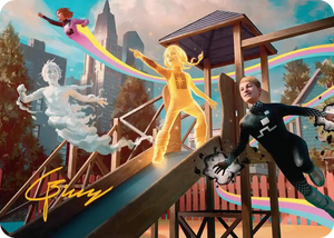 0037 Power Pack Art Card (Gold-Stamped Signature) S Art Series: Marvel Super Heroes