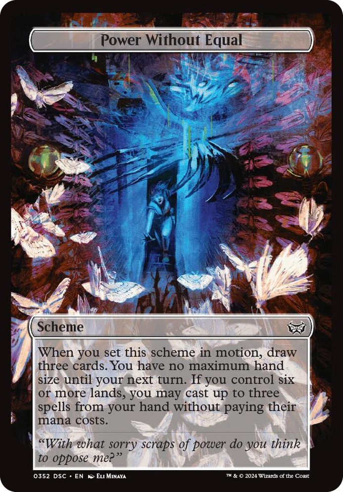 0352 Power Without Equal (Full Art) C Archenemy: Duskmourn