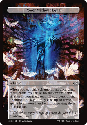 0352 Power Without Equal (Full Art) C Archenemy: Duskmourn