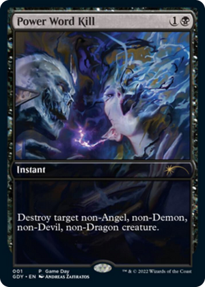 0001 Power Word Kill P Game Day & Store Championship Promos