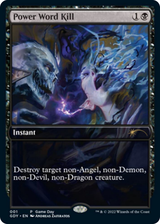 0001 Power Word Kill P Game Day & Store Championship Promos