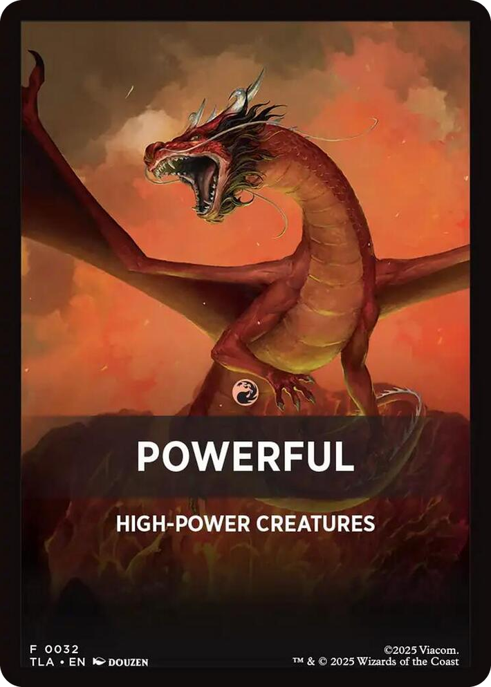0032 Powerful Theme Card T The Last Airbender