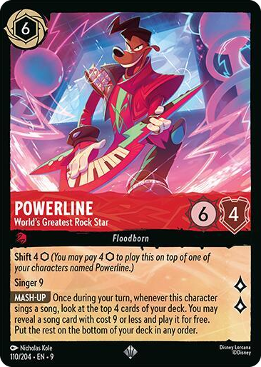 0110 Powerline - World's Greatest Rock Star Super Rare Fabled