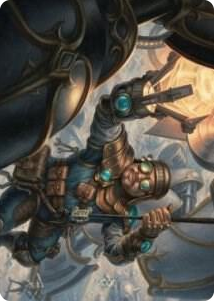 0002 Powerstone Engineer Art Card S Art Series: The Brothers' War