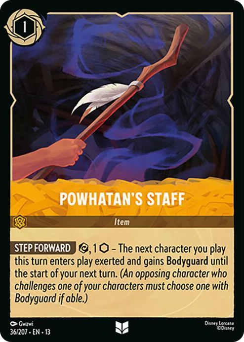 Powhatan's Staff #36 Uncommon - Attack of the Vine! Pokemon card