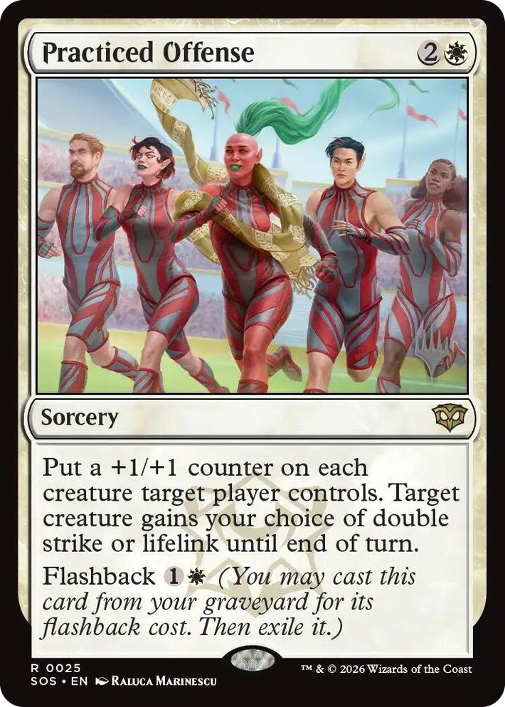0025 Practiced Offense R Promo Pack: Secrets of Strixhaven