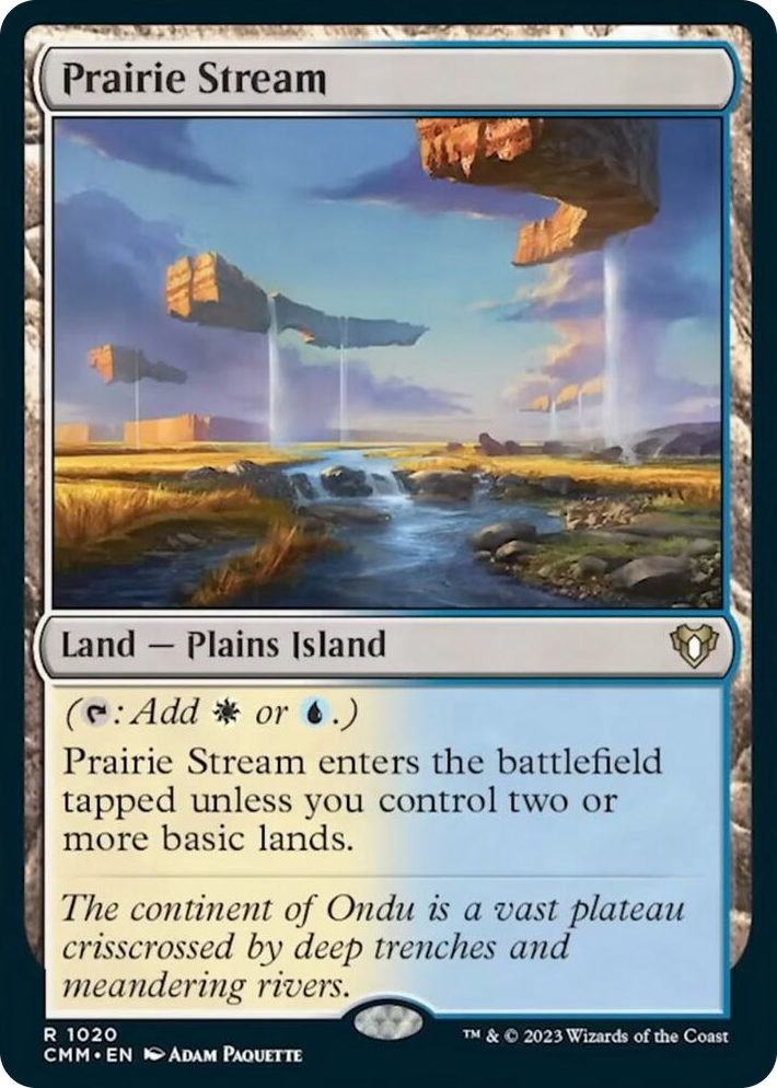 1020 Prairie Stream R Commander Masters