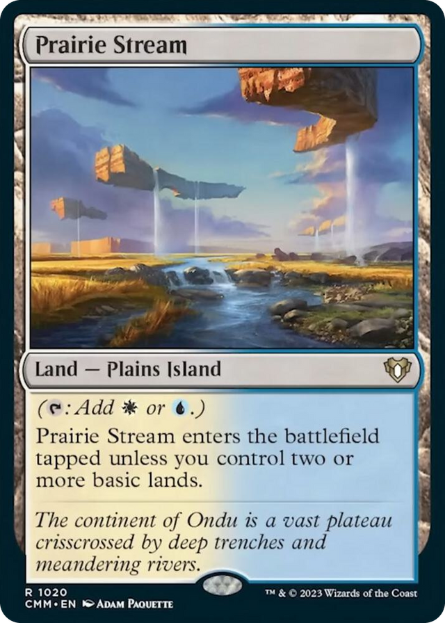 1020 Prairie Stream R Commander Masters