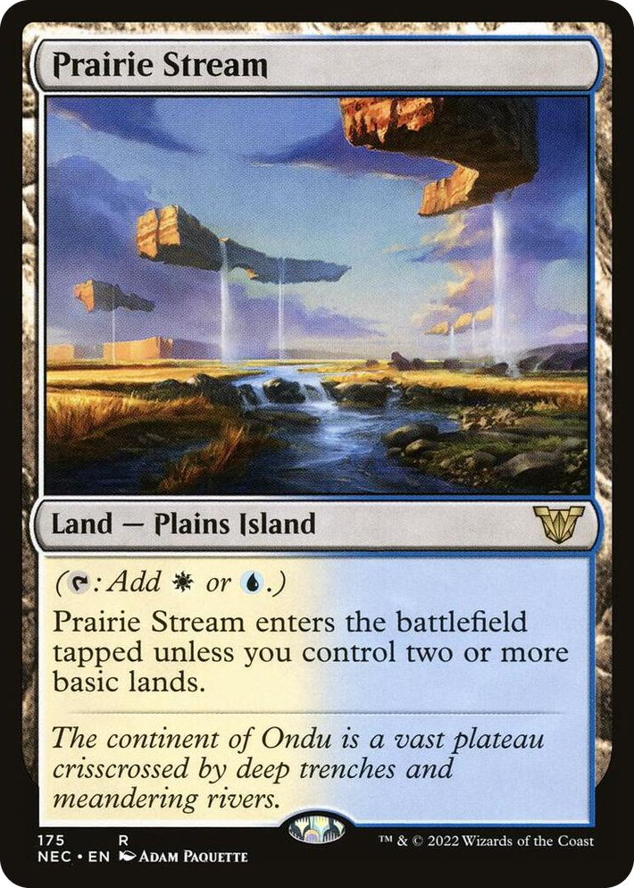 0175 Prairie Stream R Commander: Kamigawa: Neon Dynasty