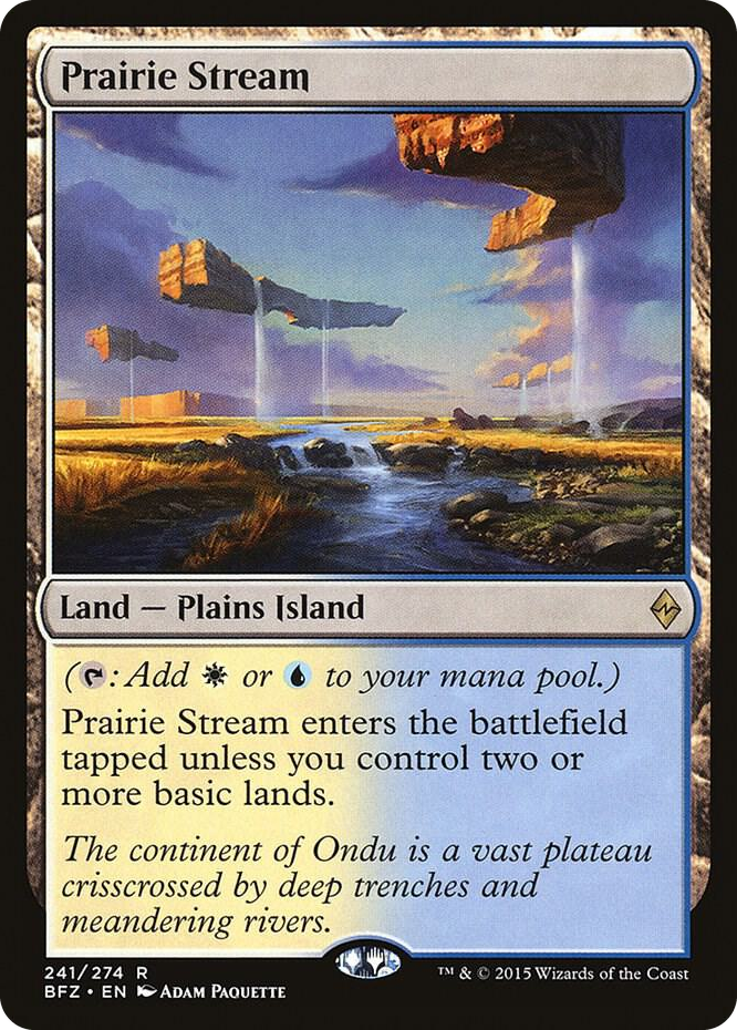 Prairie Stream #241 R - Battle for Zendikar Pokemon card