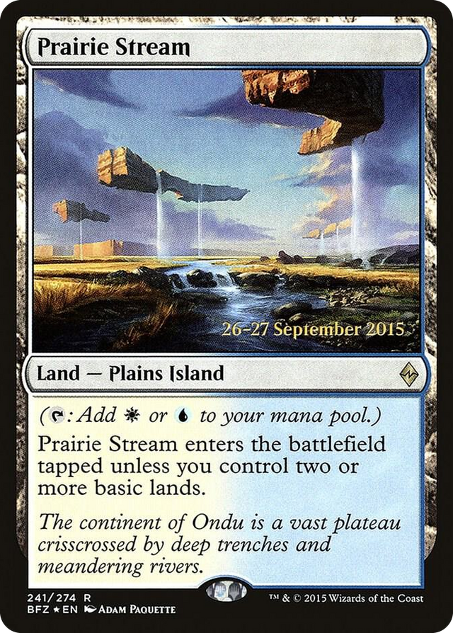 0241 Prairie Stream R Prerelease Cards