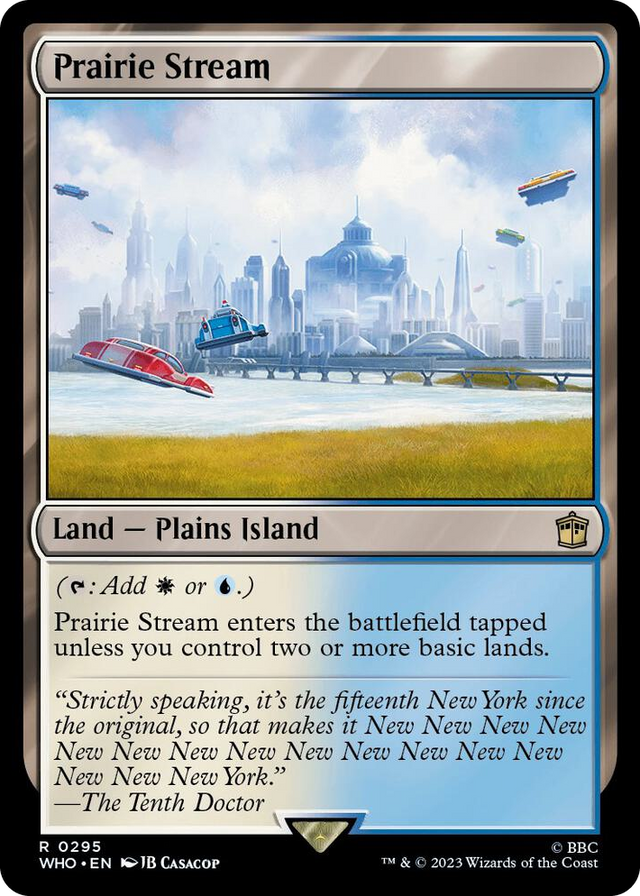 0295 Prairie Stream R Universes Beyond: Doctor Who