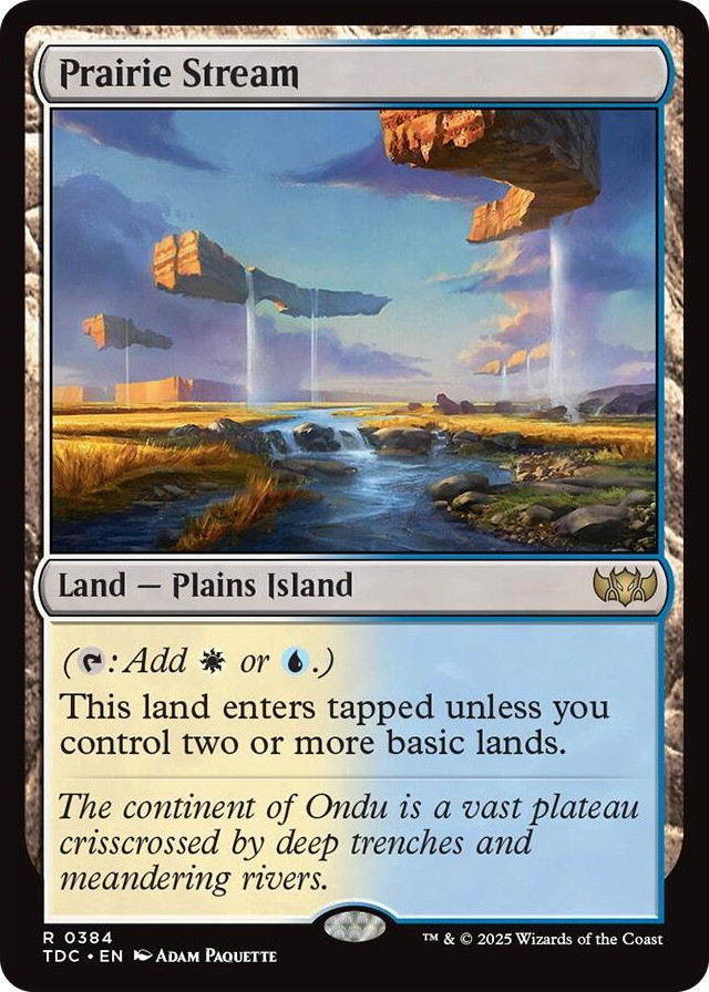 0384 Prairie Stream R Commander: Tarkir: Dragonstorm