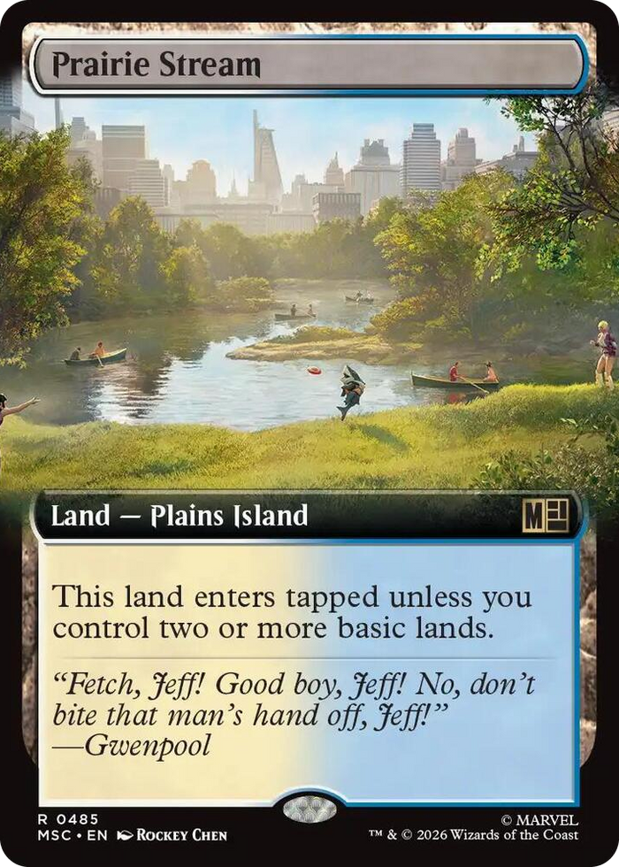 Prairie Stream (Extended Art) #485 R - Commander: Marvel Super Heroes Pokemon card