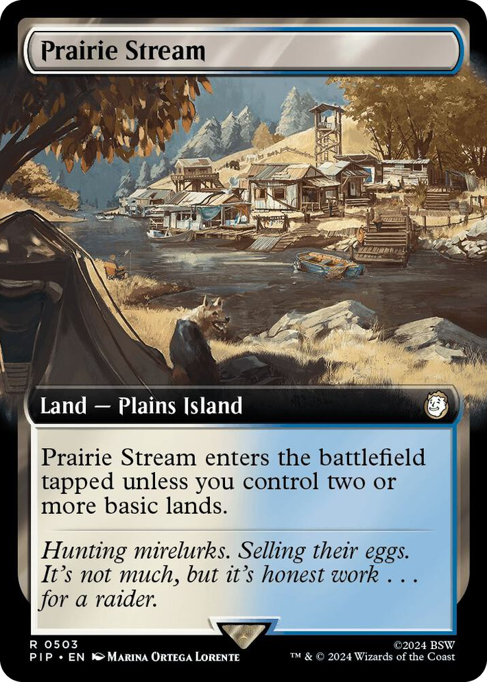 0503 Prairie Stream (Extended Art) R Universes Beyond: Fallout