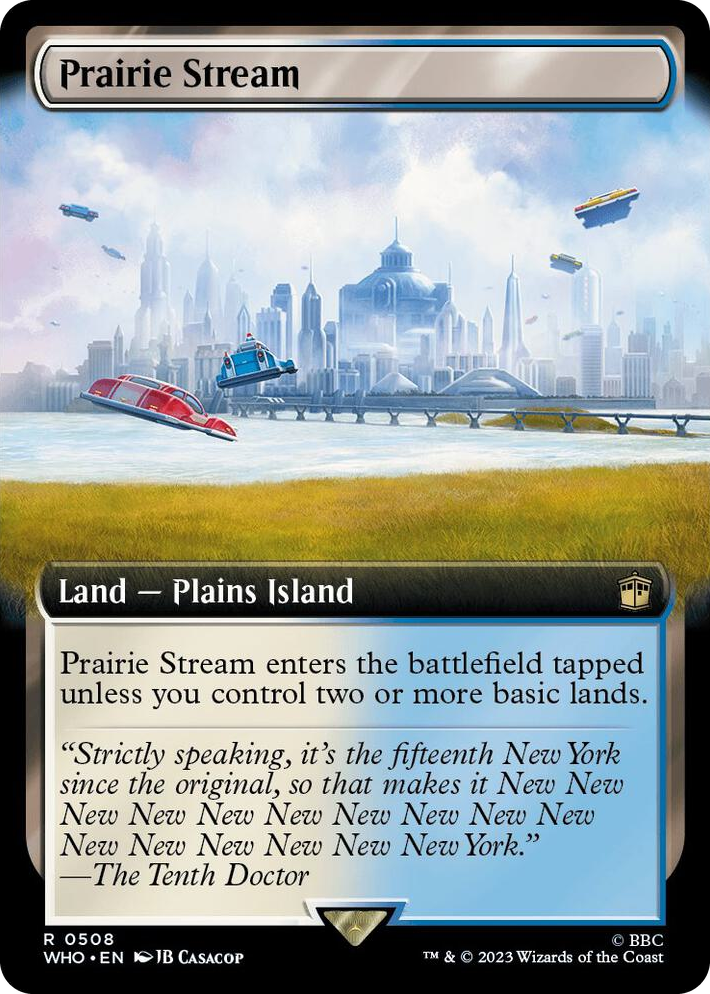 0508 Prairie Stream (Extended Art) R Universes Beyond: Doctor Who