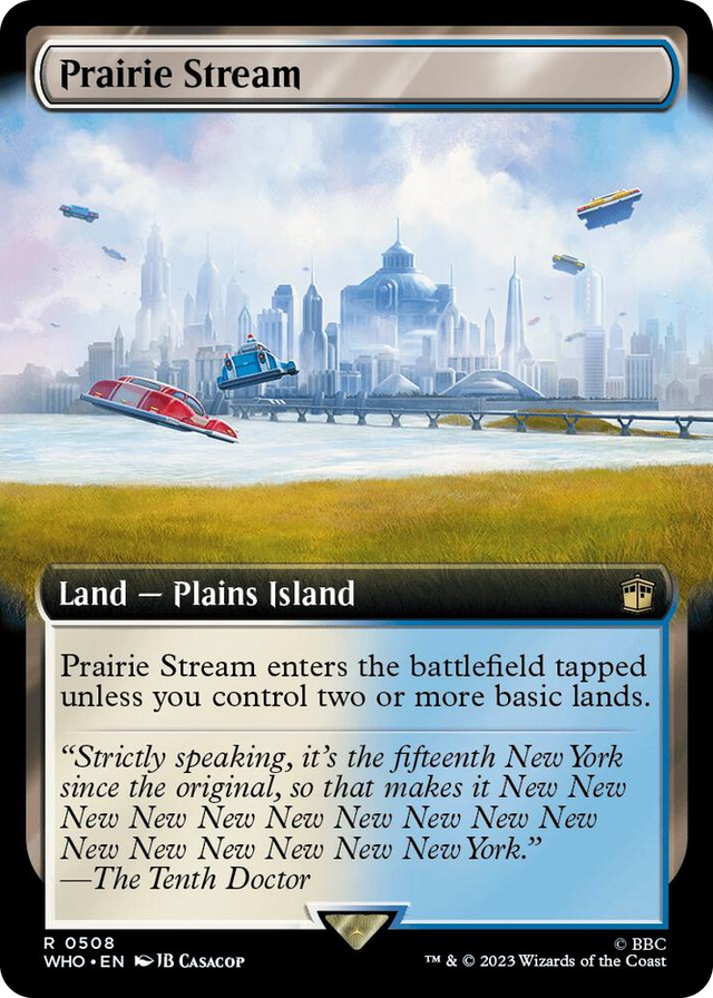 0508 Prairie Stream (Extended Art) R Universes Beyond: Doctor Who