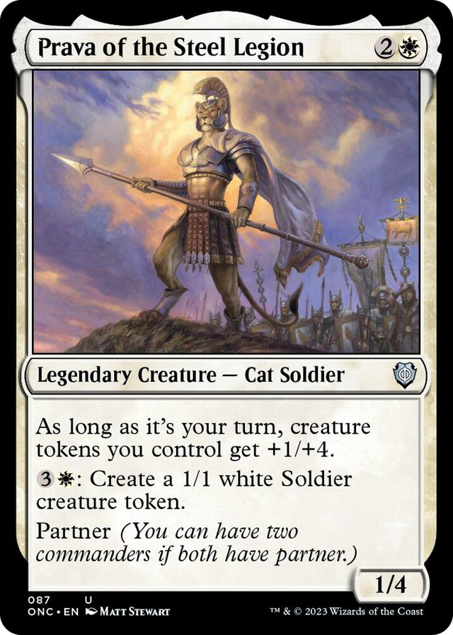 0087 Prava of the Steel Legion U Commander: Phyrexia: All Will Be One