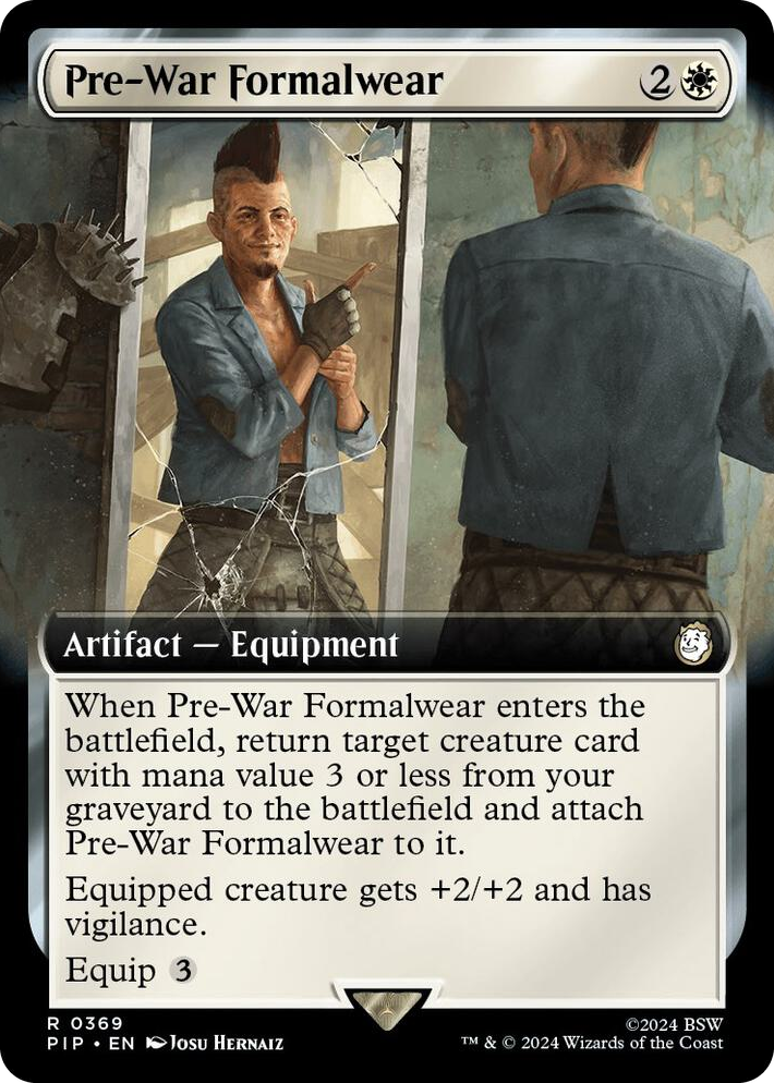 0369 Pre-War Formalwear (Extended Art) R Universes Beyond: Fallout
