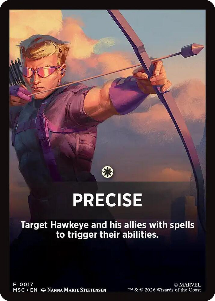 Precise Theme Card #17 T - Commander: Marvel Super Heroes Pokemon card