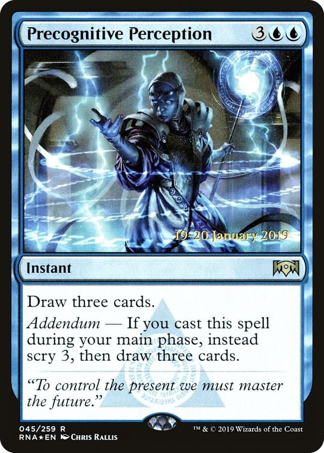 Precognitive Perception #45 R - Prerelease Cards Pokemon card