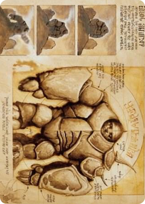 0072 Precursor Golem Art Card S Art Series: The Brothers' War