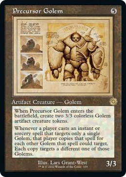 0105 Precursor Golem (Schematic) R The Brothers' War: Retro Frame Artifacts