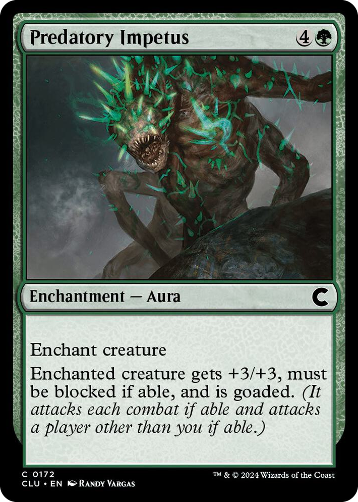 0172 Predatory Impetus C Ravnica: Clue Edition