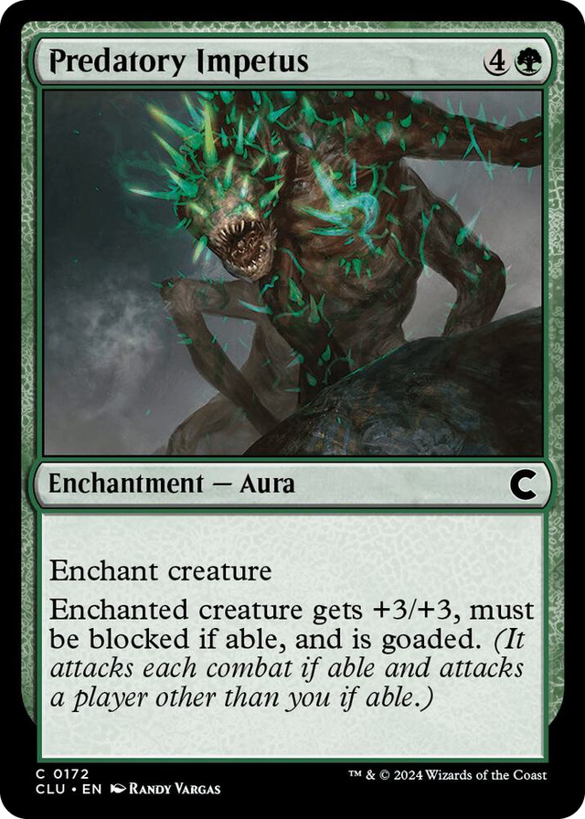 0172 Predatory Impetus C Ravnica: Clue Edition