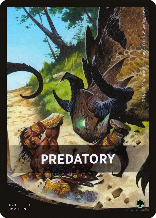 0029 Predatory Theme Card T Jumpstart