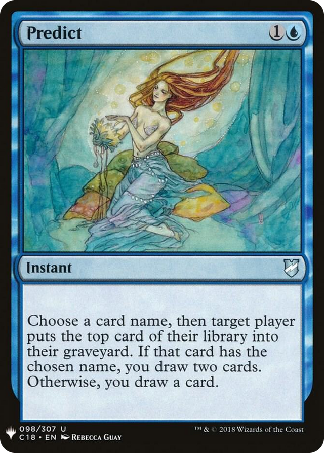 0098 Predict U The List Reprints