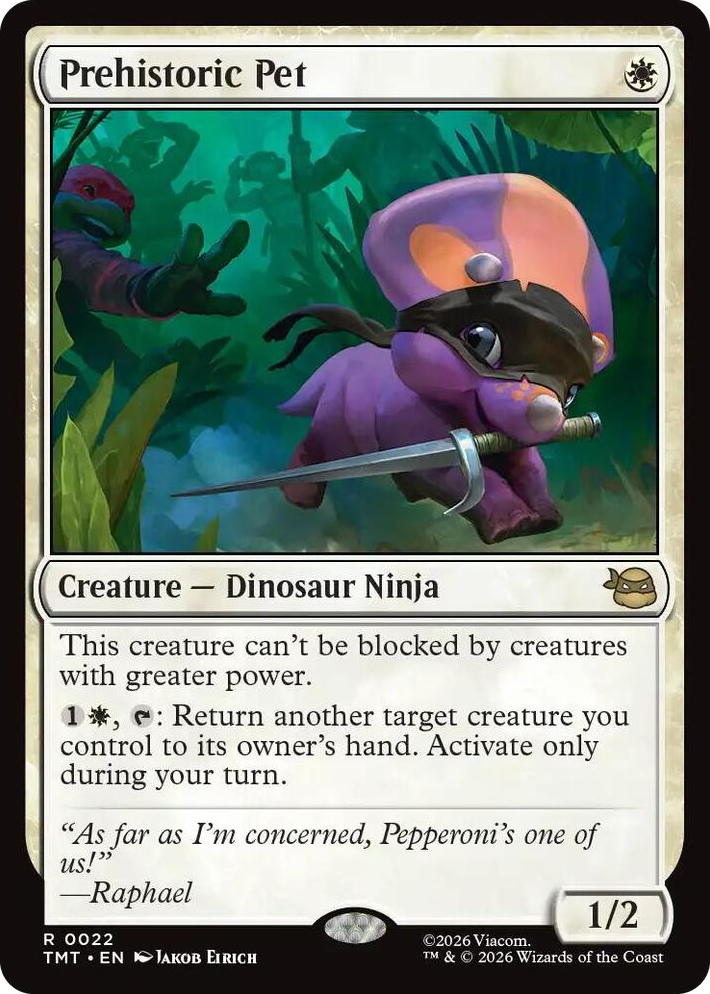 0022 Prehistoric Pet R Teenage Mutant Ninja Turtles