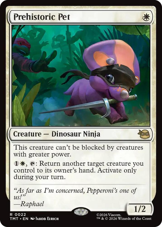 0022 Prehistoric Pet R Teenage Mutant Ninja Turtles