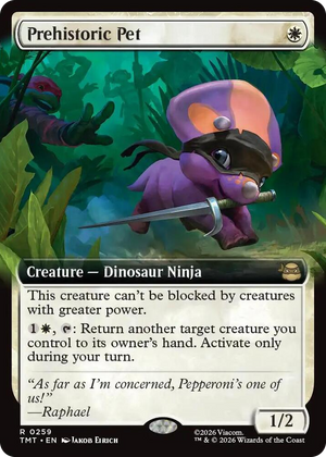 0259 Prehistoric Pet (Extended Art) R Teenage Mutant Ninja Turtles
