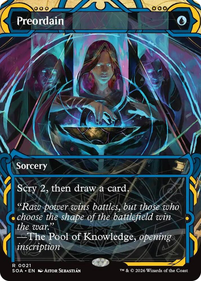 Preordain #21 R - Secrets of Strixhaven: Mystical Archive Pokemon card