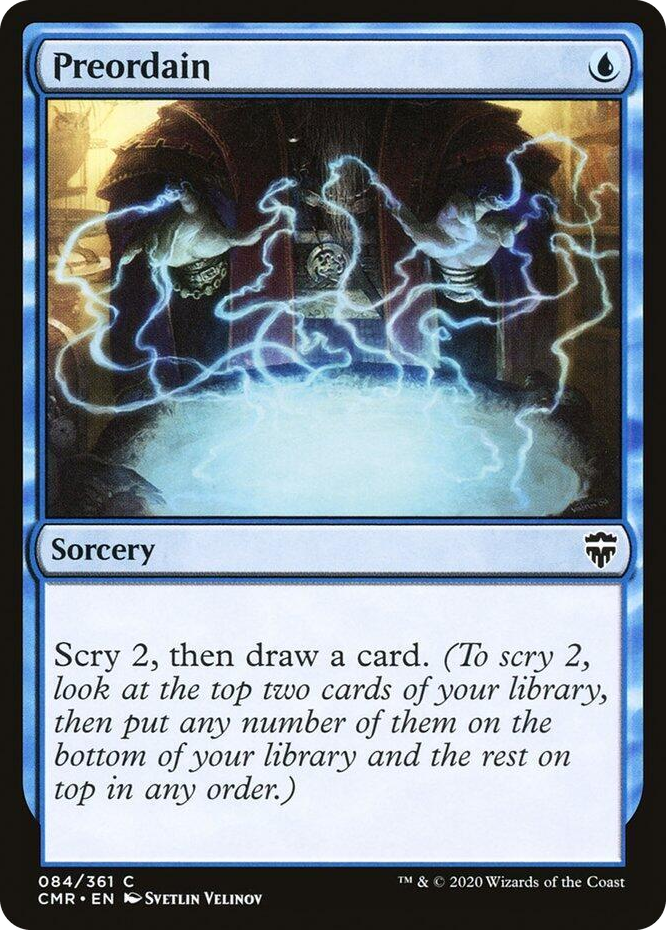 0084 Preordain C Commander Legends