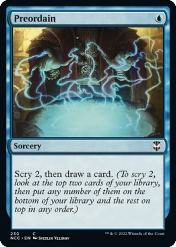 0230 Preordain C Commander: Streets of New Capenna