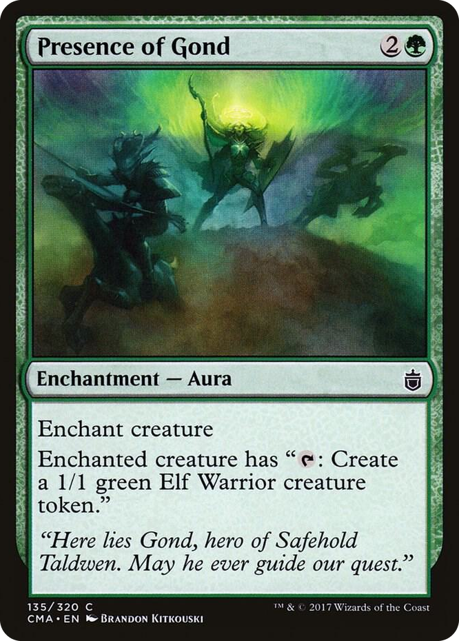Presence of Gond #135 C - Commander Anthology Pokemon card
