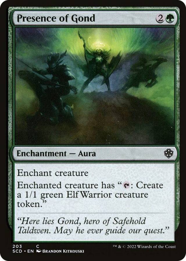 0203 Presence of Gond C Starter Commander Decks